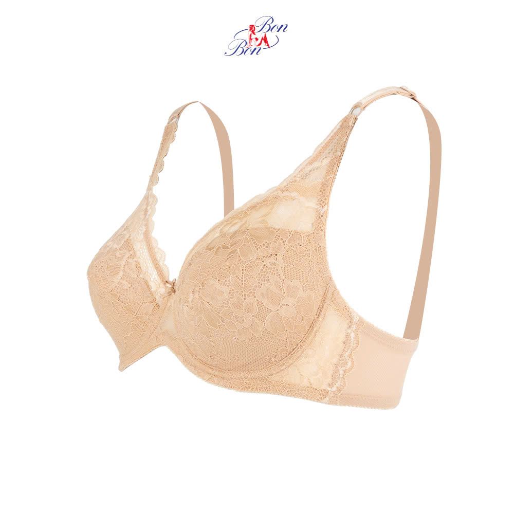 Áo lót mút mỏng, phối ren 4/5 Bon Bon - BSCB5301