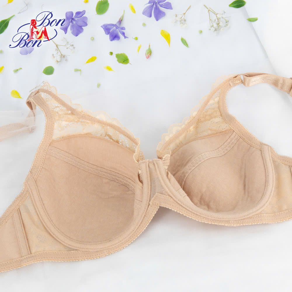 Áo lót mút mỏng, phối ren 4/5 Bon Bon - BSCB5301