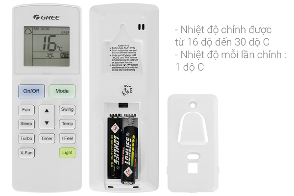 Máy lạnh Gree Inverter 1 HP CHARM9CI