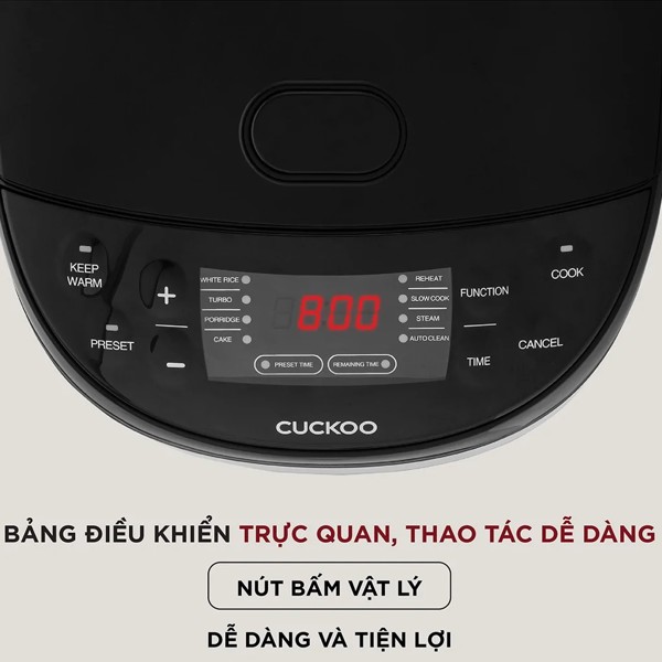 Nồi cơm điện tử Cuckoo 1.08 Lít CR-0680F