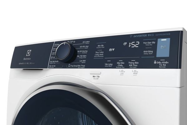 Máy sấy bơm nhiệt Electrolux 9 Kg EDH903R9WB