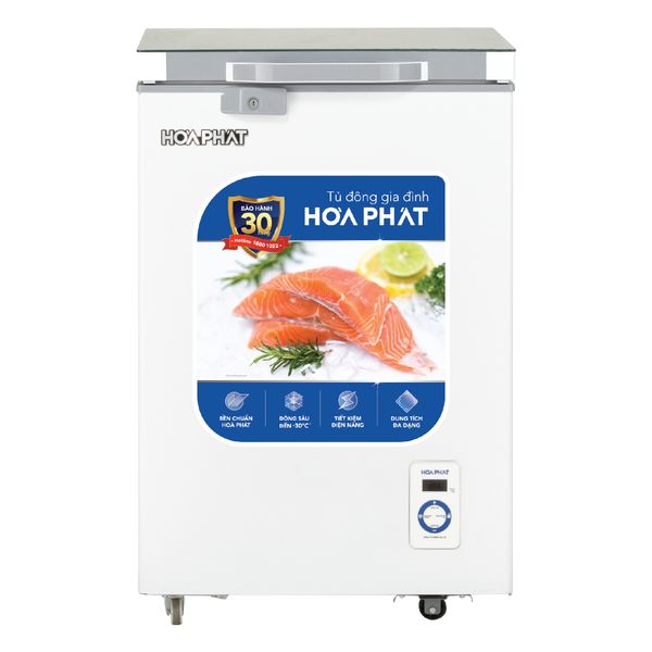 Tủ đông mini mặt kính Hòa Phát 107 Lít HPF AD6107.T1