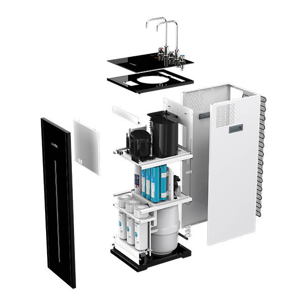 Máy lọc nước RO nóng lạnh Karofi 10 lõi KAD-L56