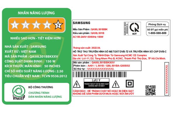 Smart Tivi The Serif QLED Samsung 4K 50 Inch QA50LS01BB