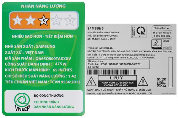 Smart Tivi QLED Samsung 8K 65 Inch QA65Q800TA