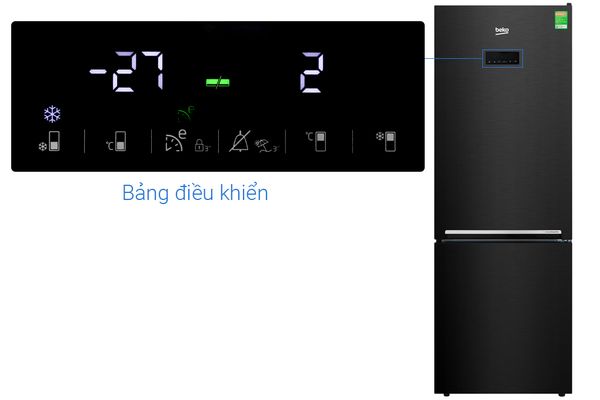 Tủ lạnh Beko Inverter 323 Lít RCNT340E50VZWB