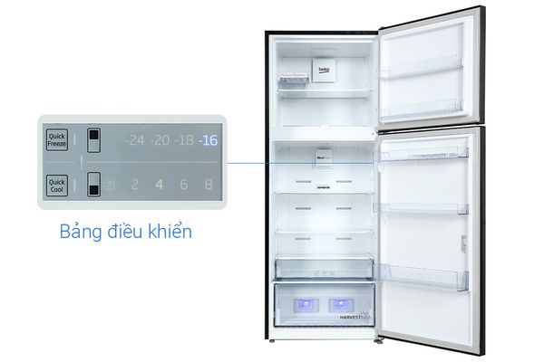 Tủ lạnh Beko Inverter 422 Lít RDNT470I50VK