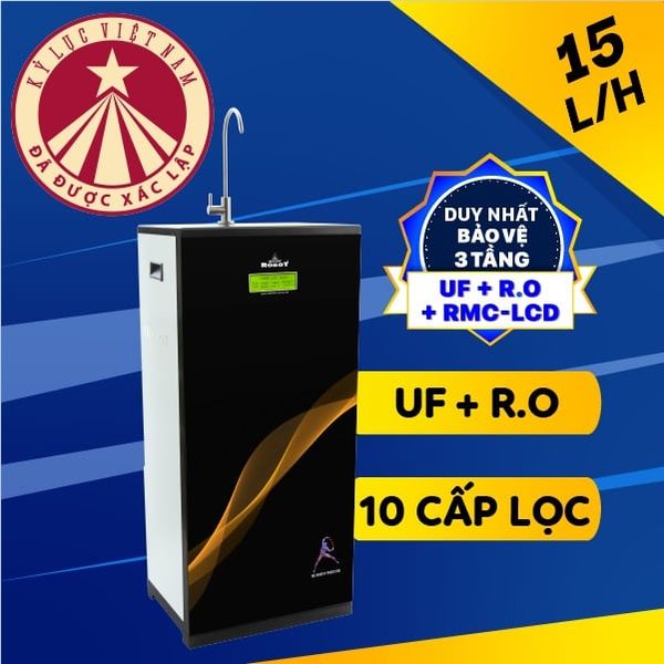 Máy lọc nước RO + UF Robot 10 lõi SPRING PRO 410G-UR