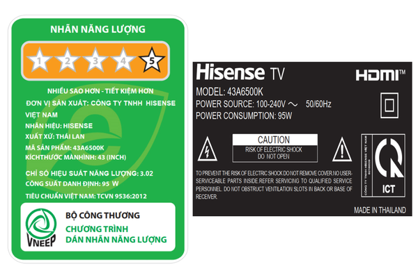 Google Tivi LED Hisense 4K 75 inch 75A6500K