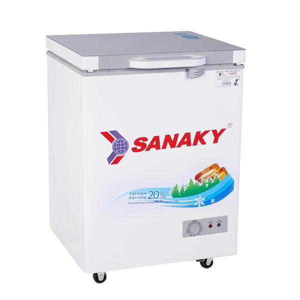 Tủ đông Sanaky 100 Lít VH-1599HYK (Mặt kính xám)