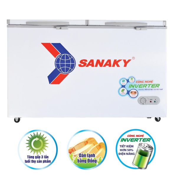 Tủ đông Sanaky Inverter 208 Lít VH-2599A3