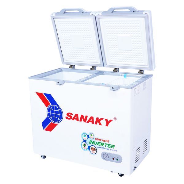 Tủ đông mặt kính cường lực Sanaky Inverter 235 Lít VH-2899A4K (VH-2899A4KD)