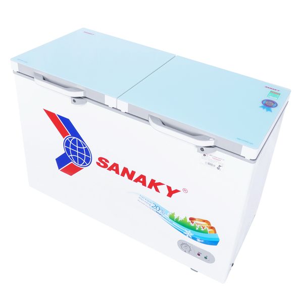 Tủ đông mặt kính cường lực Sanaky 280 Lít VH-3699A2KD