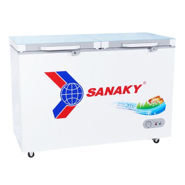 Tủ đông mặt kính cường lực Sanaky 280 Lít VH-3699A2KD