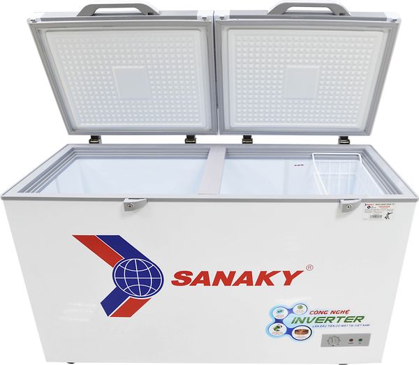 Tủ đông mặt kính cường lực Sanaky Inverter 270 Lít VH-3699A4K (VH-3699A4KD)