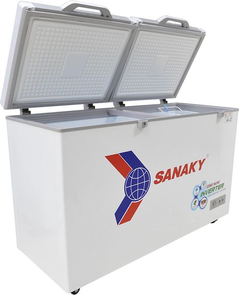 Tủ đông mặt kính cường lực Sanaky Inverter 270 Lít VH-3699A4K (VH-3699A4KD)