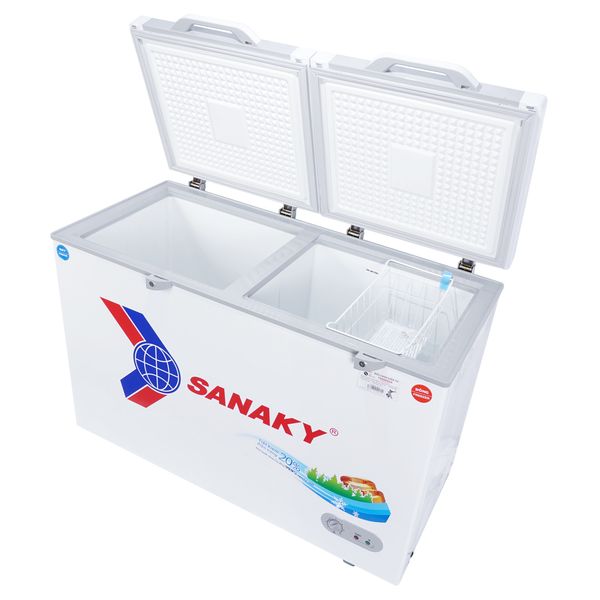 Tủ đông mặt kính cường lực Sanaky 260 Lít VH-3699W2KD