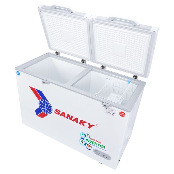 Tủ đông mặt kính cường lực Sanaky Inverter 280 Lít VH-4099W4K (VH-4099W4KD)