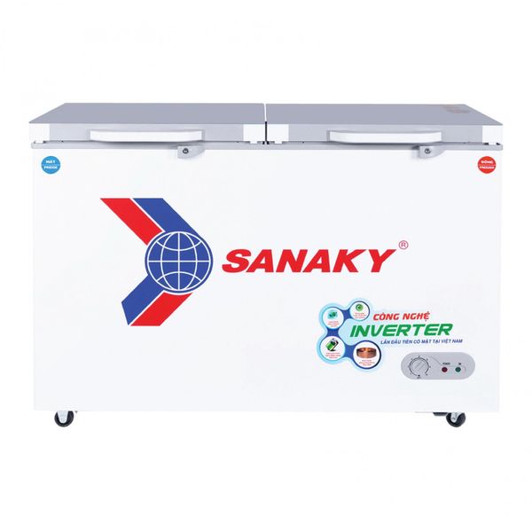 Tủ đông mặt kính cường lực Sanaky Inverter 280 Lít VH-4099W4K (VH-4099W4KD)