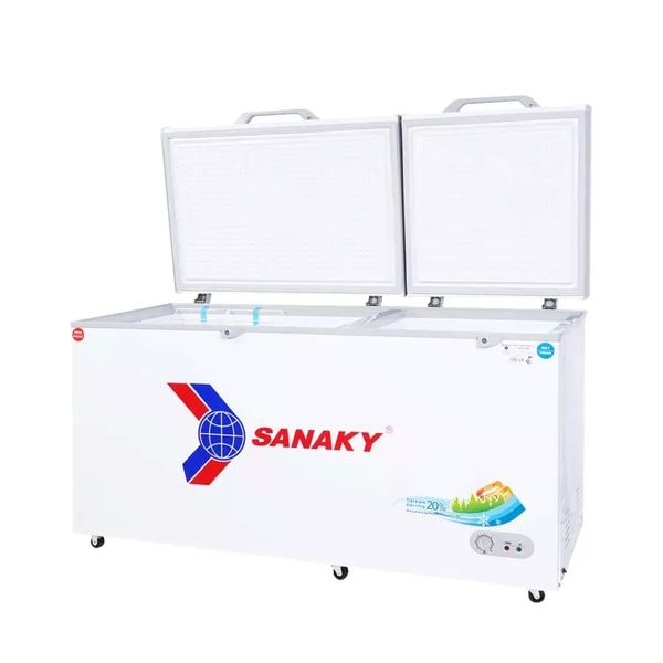 Tủ đông mặt kính cường lực Sanaky 485 Lít VH-6699W2K