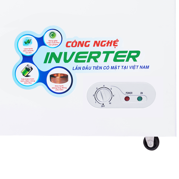 Tủ đông Sanaky Inverter 485 Lít VH-6699W3