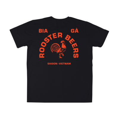  Áo Bia Gà màu Đen (Rooster Black T-Shirt) 