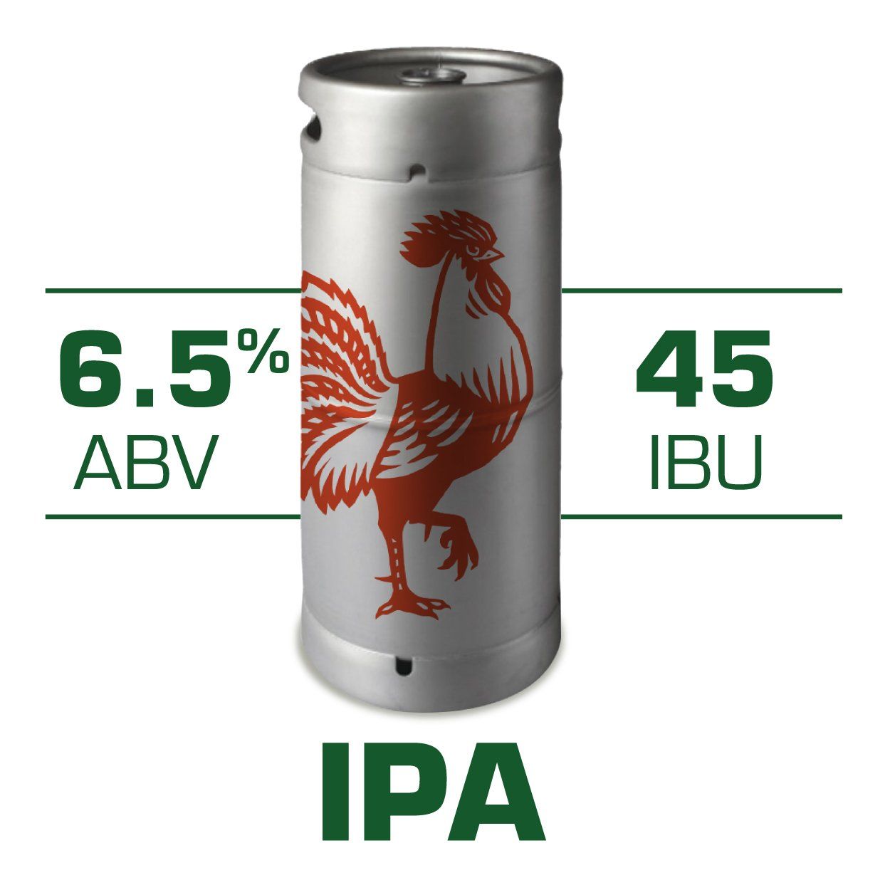 Rooster IPA Két 20L (Giá Liên Hệ)