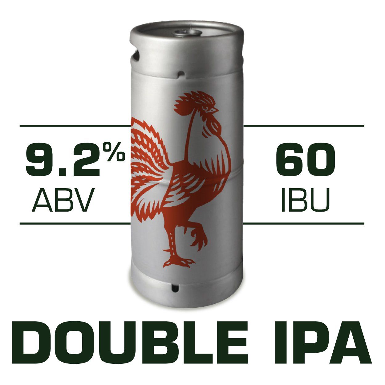 Rooster Double IPA Két 20L (Giá Liên Hệ)