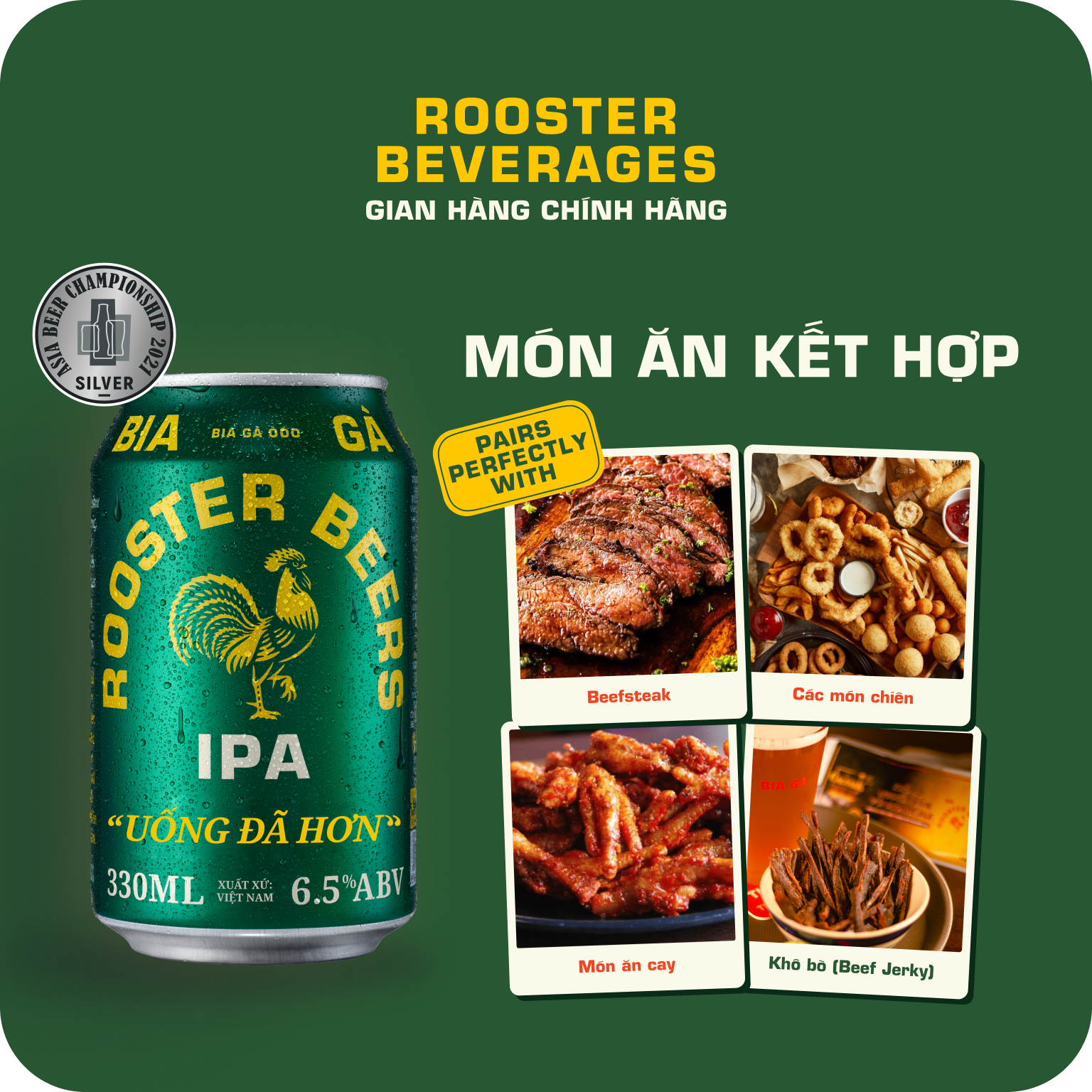 Rooster Beers IPA Lốc 4 lon
