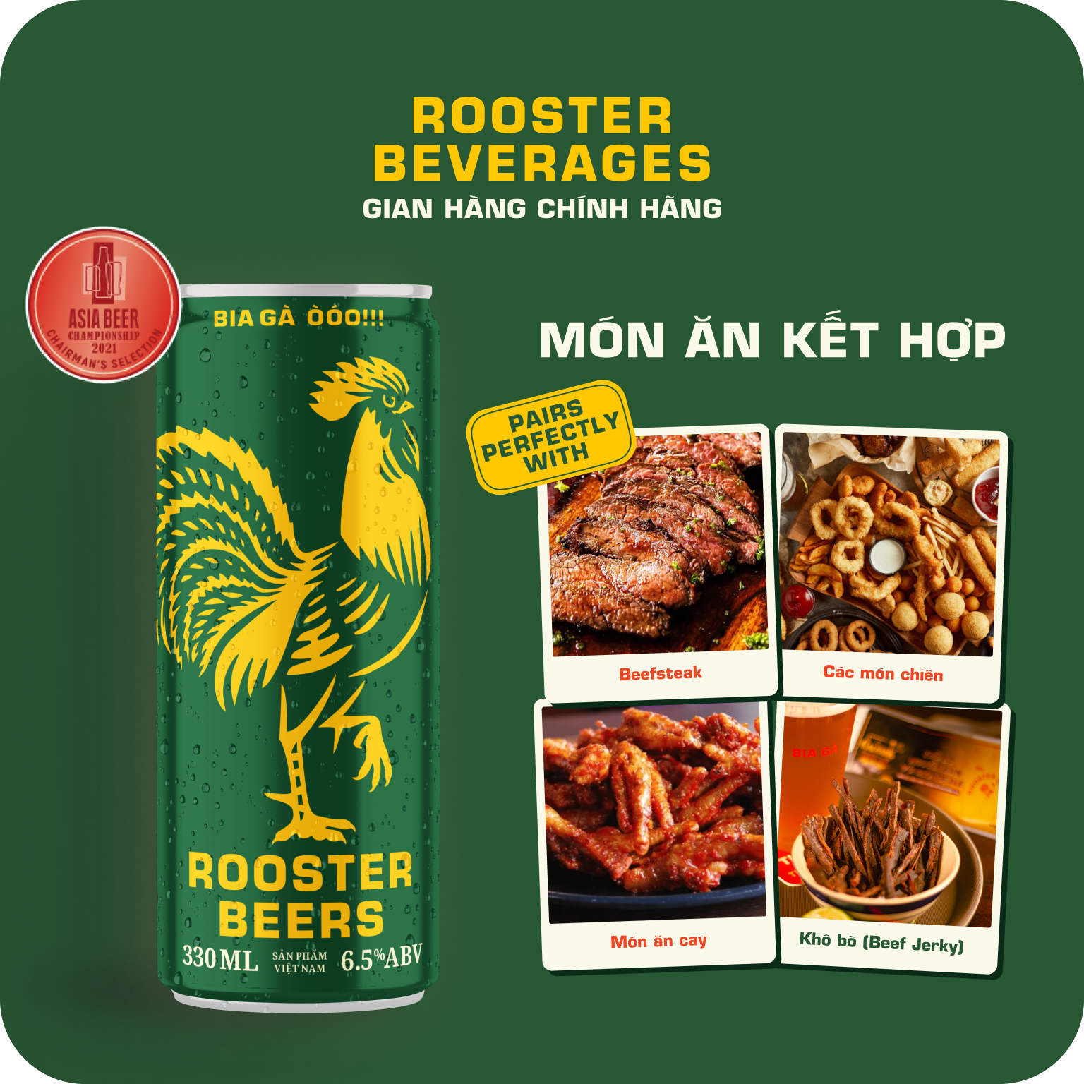 Rooster Beers IPA - Thùng 10 Lon Cao Sleek Can (330ml)