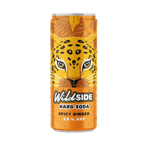  [TẶNG 4 LON ROOSTER] WildSide Vodka Soda Vị Gừng - Thùng 24 Lon (330ml) 