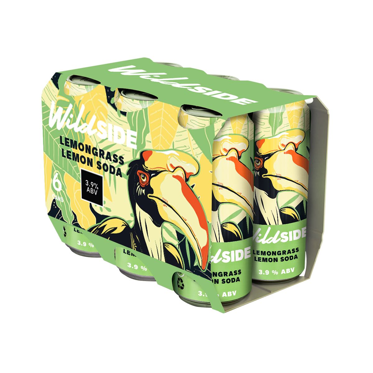 WildSide Hard Soda Vị Chanh Sả - Pack 6 (330ml)