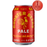  [TẶNG 2 LY] Rooster Beers Pale - Thùng 24 Lon (330ml) 