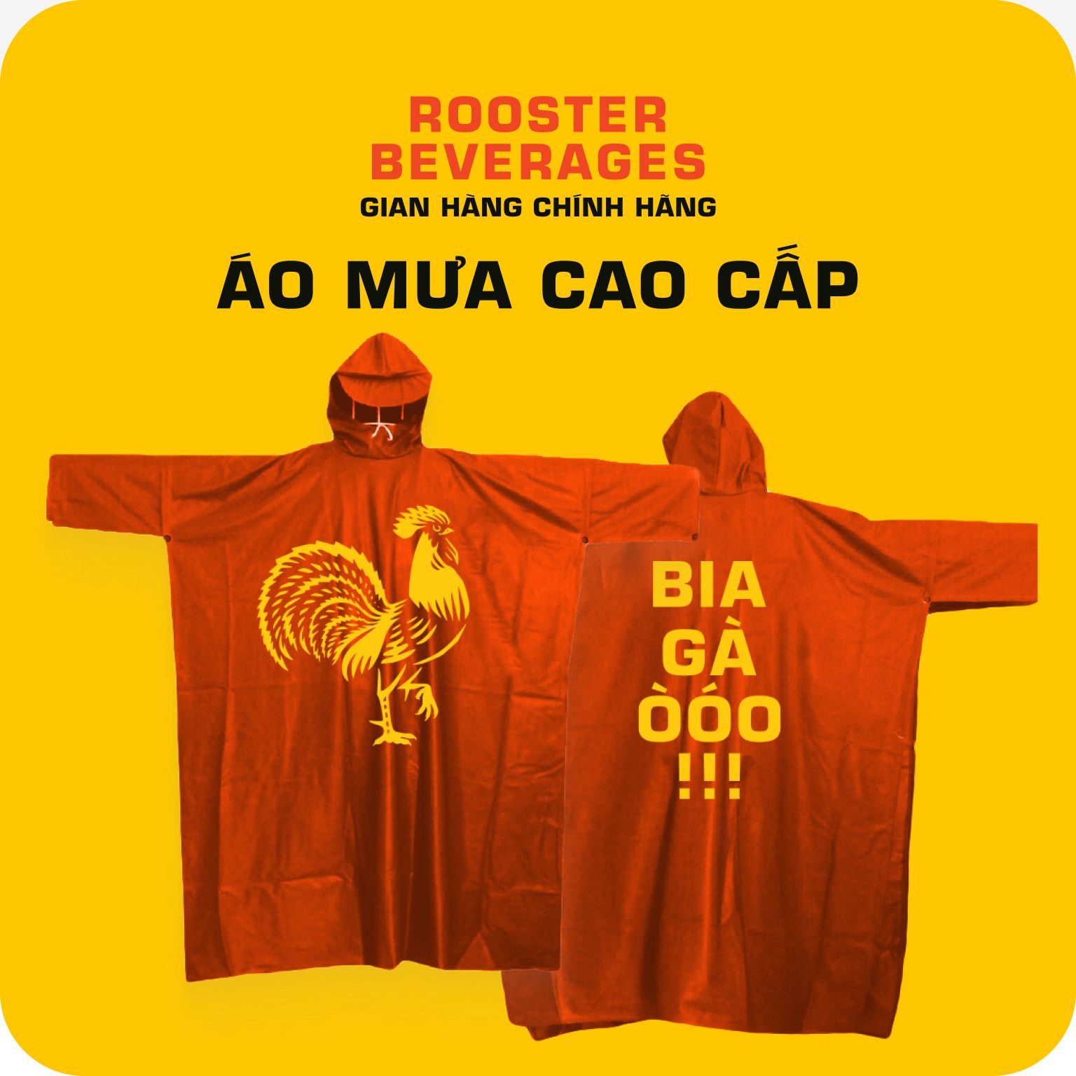 Áo Mưa Rooster - Rooster Raincoat