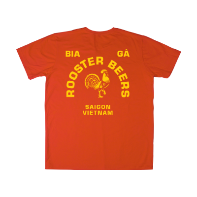  Áo Bia Gà màu Đỏ (Rooster Red T-Shirt) 