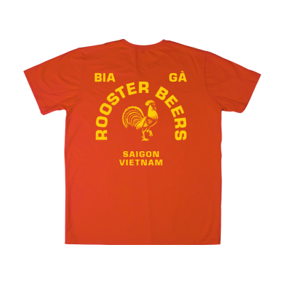 Áo Bia Gà màu Đỏ (Rooster Red T-Shirt)