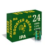  [TẶNG 2 LY] Rooster Beers IPA - Thùng 24 Lon (330ml) 