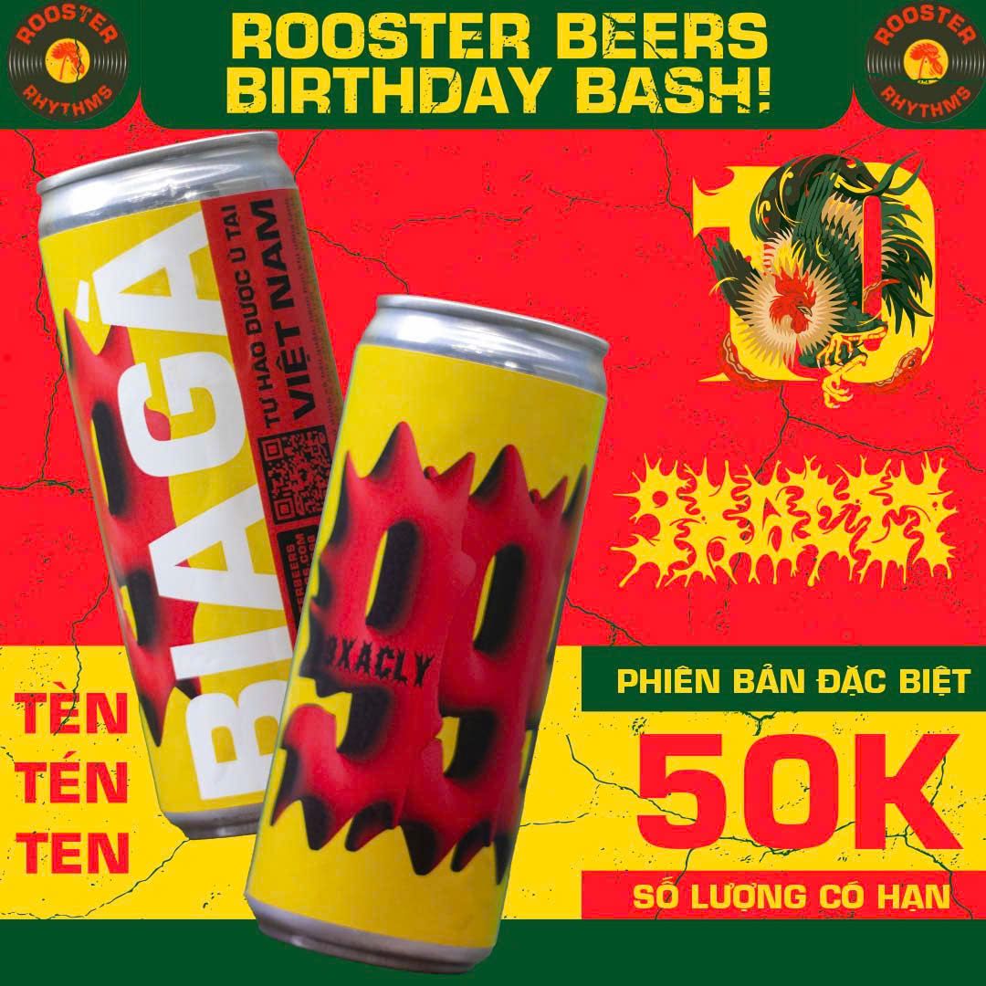 Rooster Beers phiên bản đặc biệt - Rock Limited Edition