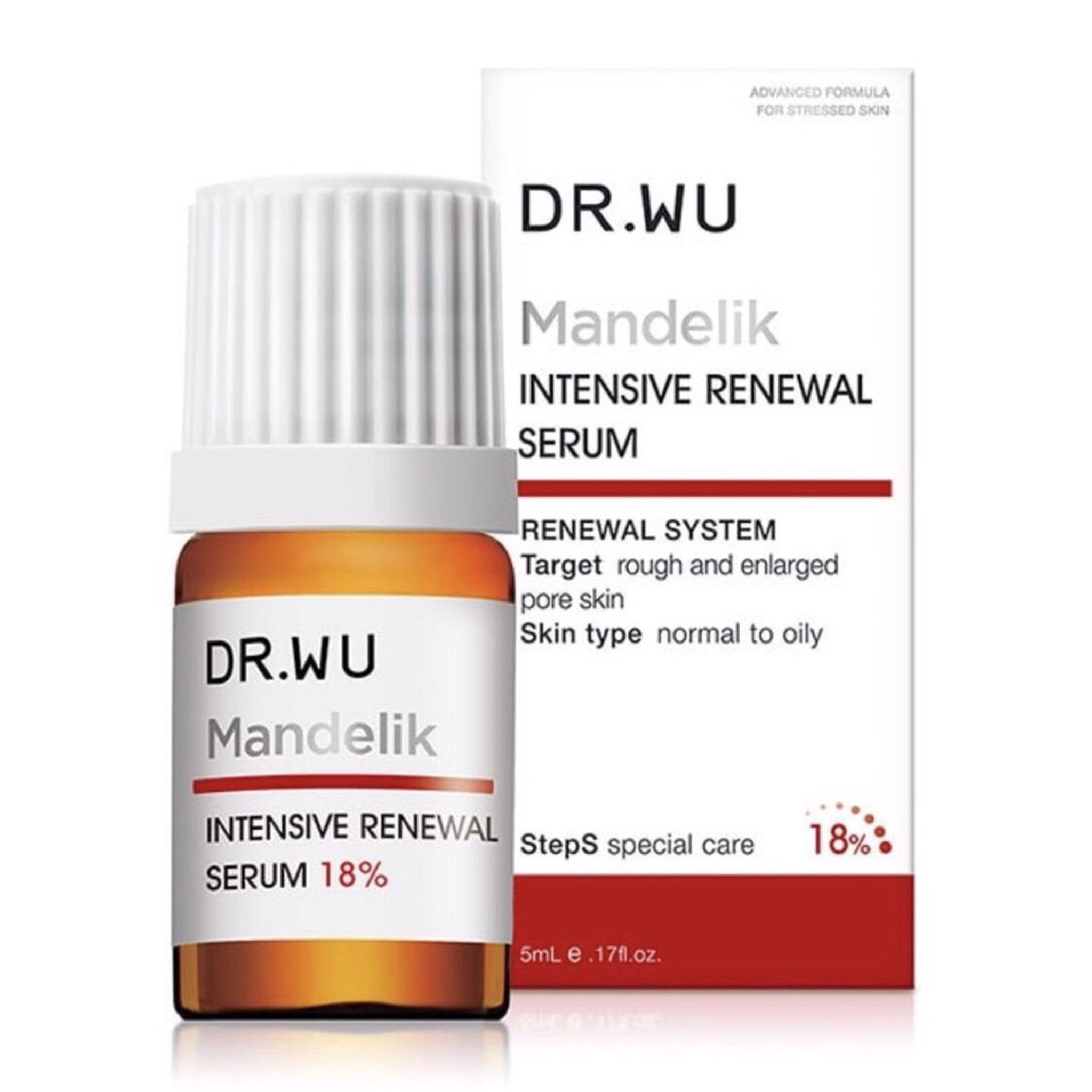 Serum trị mụn DR.WU Intensive Renewal Serum With Mandelic Acid 18%