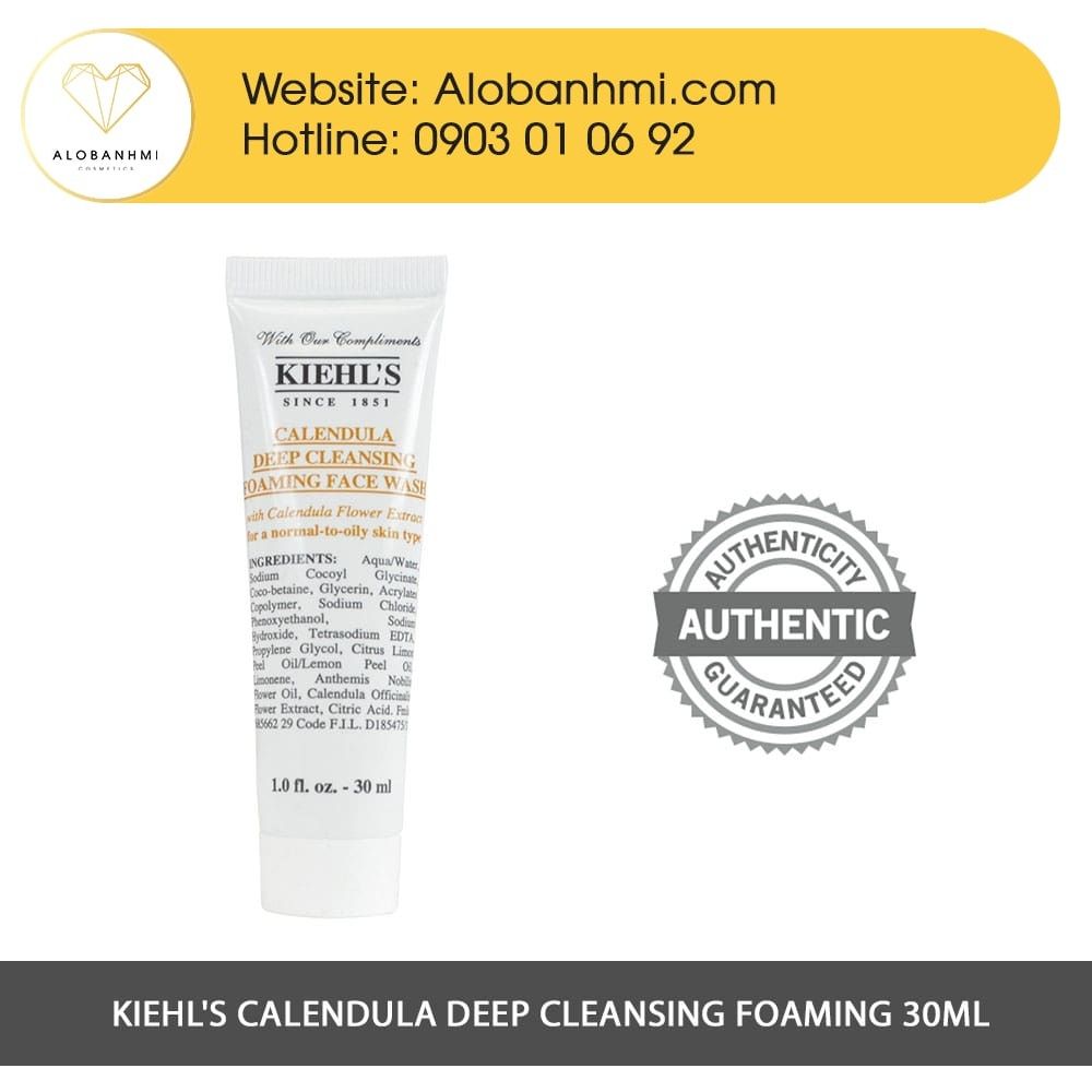 Sữa rửa mặt Kiehl's Calendula Deep Cleansing Foaming