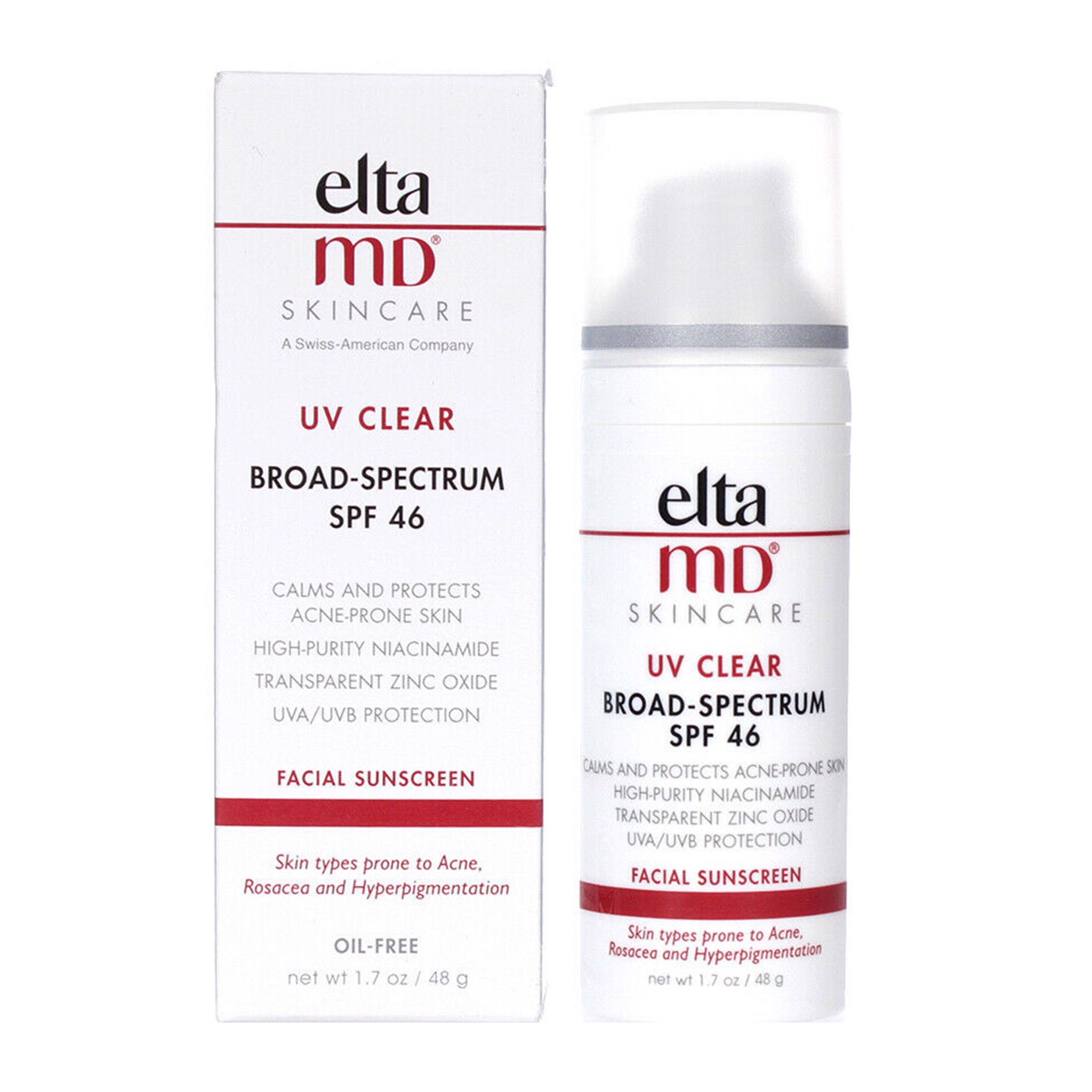 Kem chống nắng EltaMD UV Clear Broad-Spectrum SPF 46 (48g)
