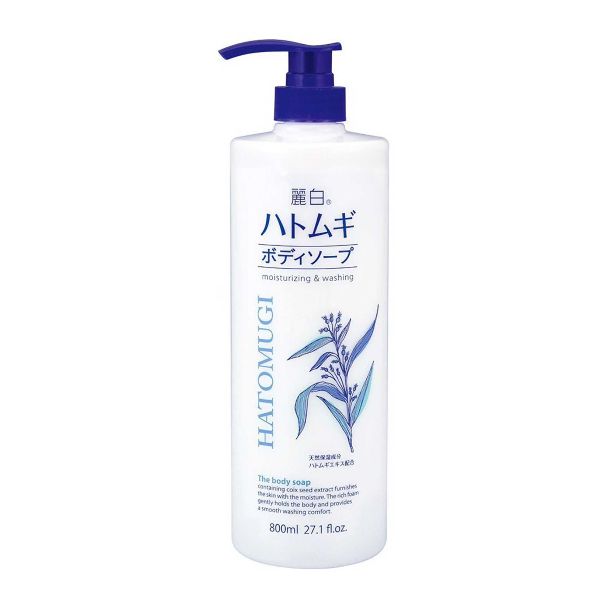 Sữa tắm Hatomugi Moisturizing & Washing The Body Soap (800ml)