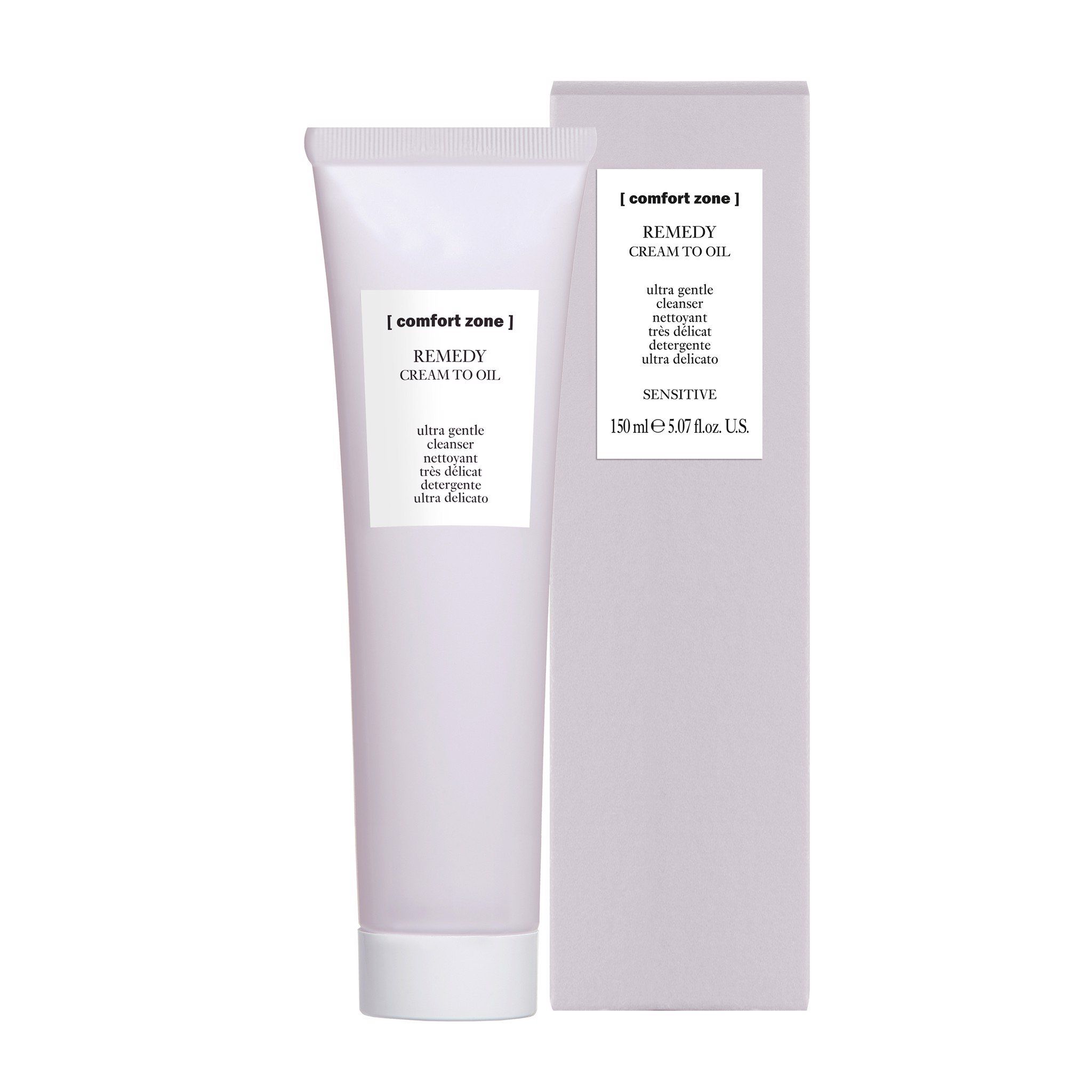 Kem rửa mặt làm sạch dịu nhẹ cho da nhạy cảm ComfortZone REMEDY CREAM TO OIL (150ml)