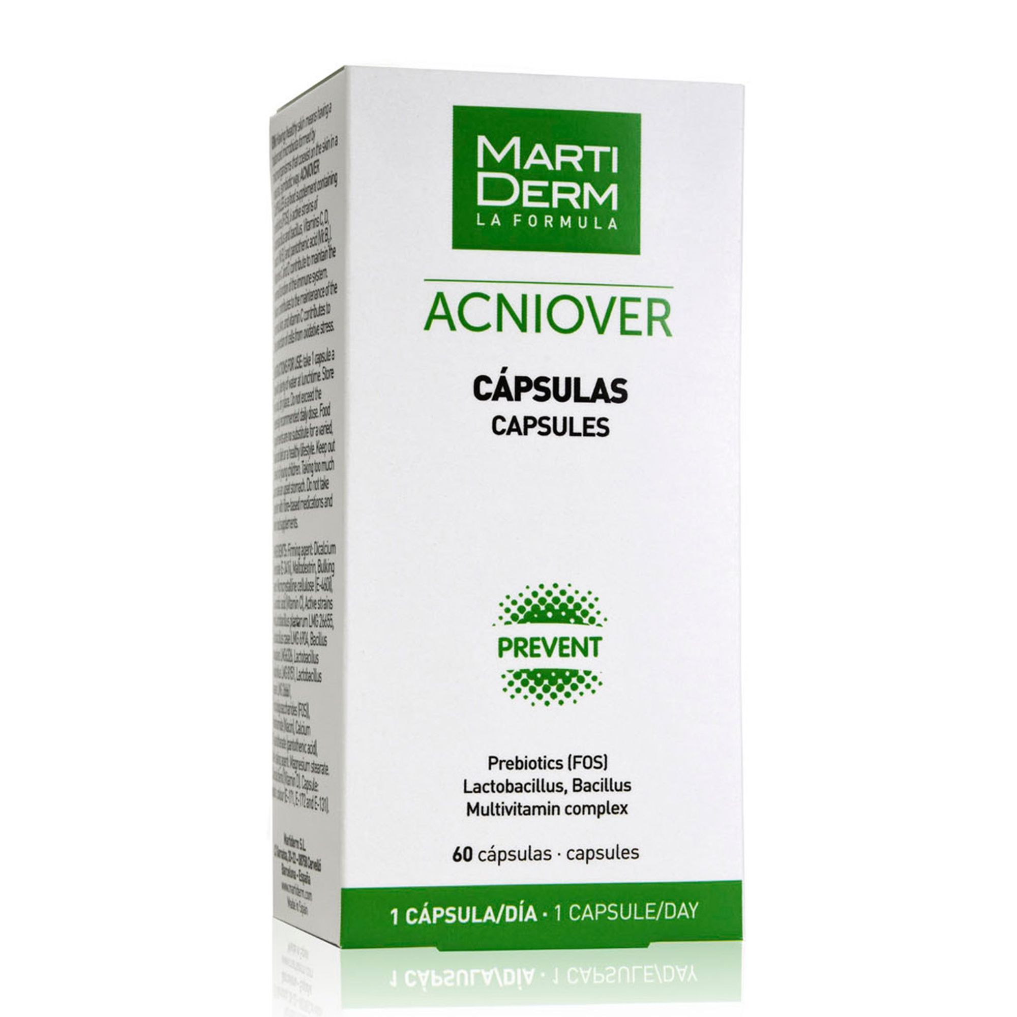 Viên Uống Ngăn Ngừa Mụn - MartiDerm Acniover Capsules (60 viên)