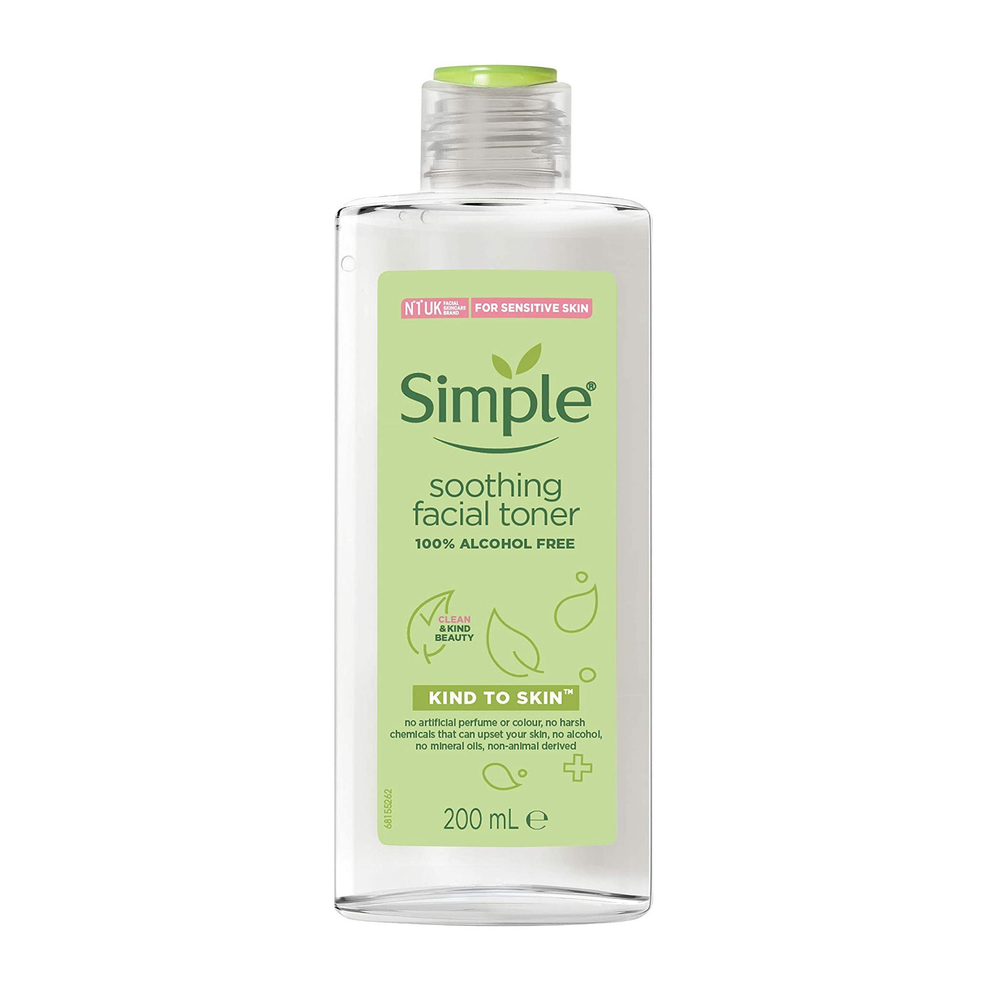 Nước hoa hồng Simple Soothing Facial 100% Alcohol Free (200ml)