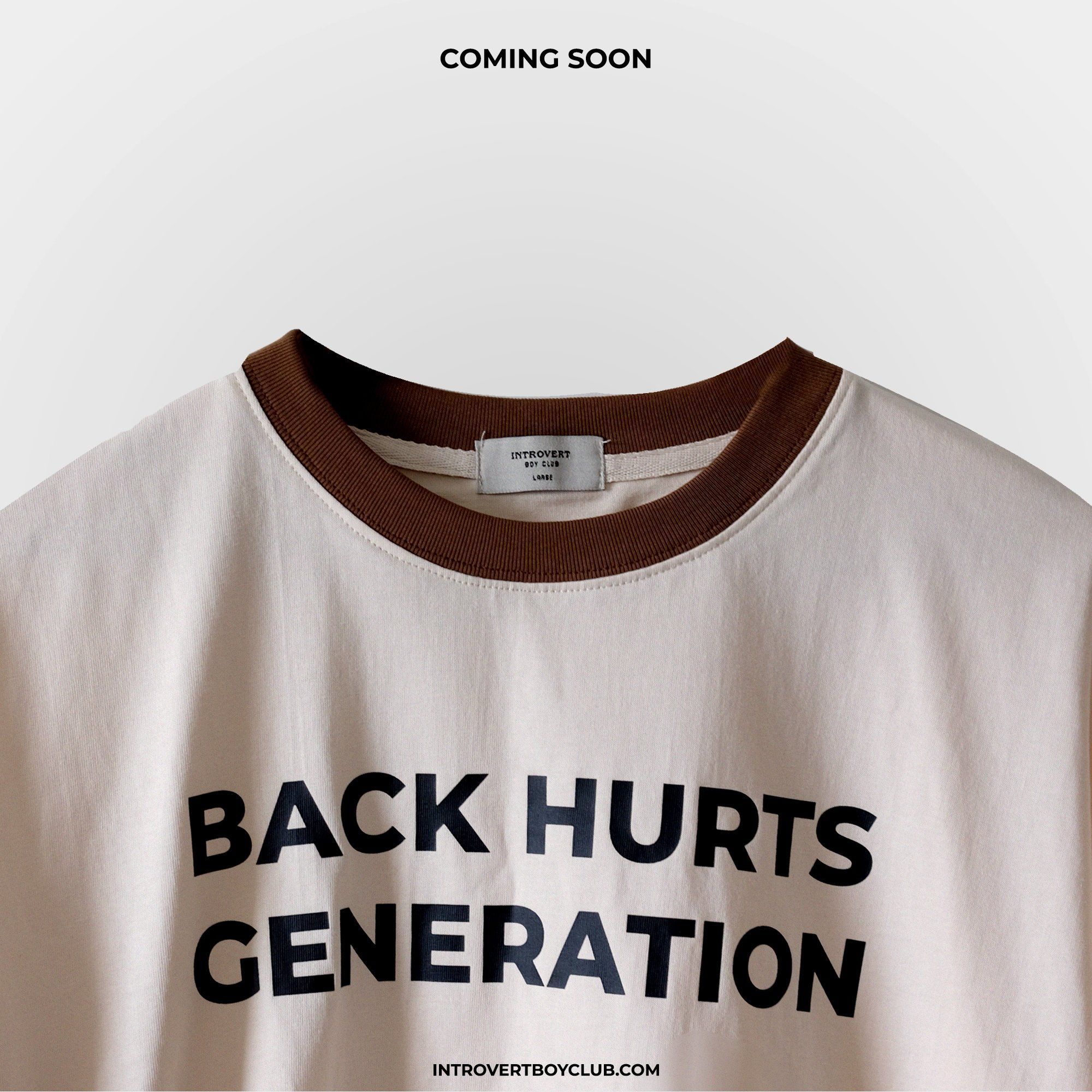 Back Hurts Gen T-shirt - Cream
