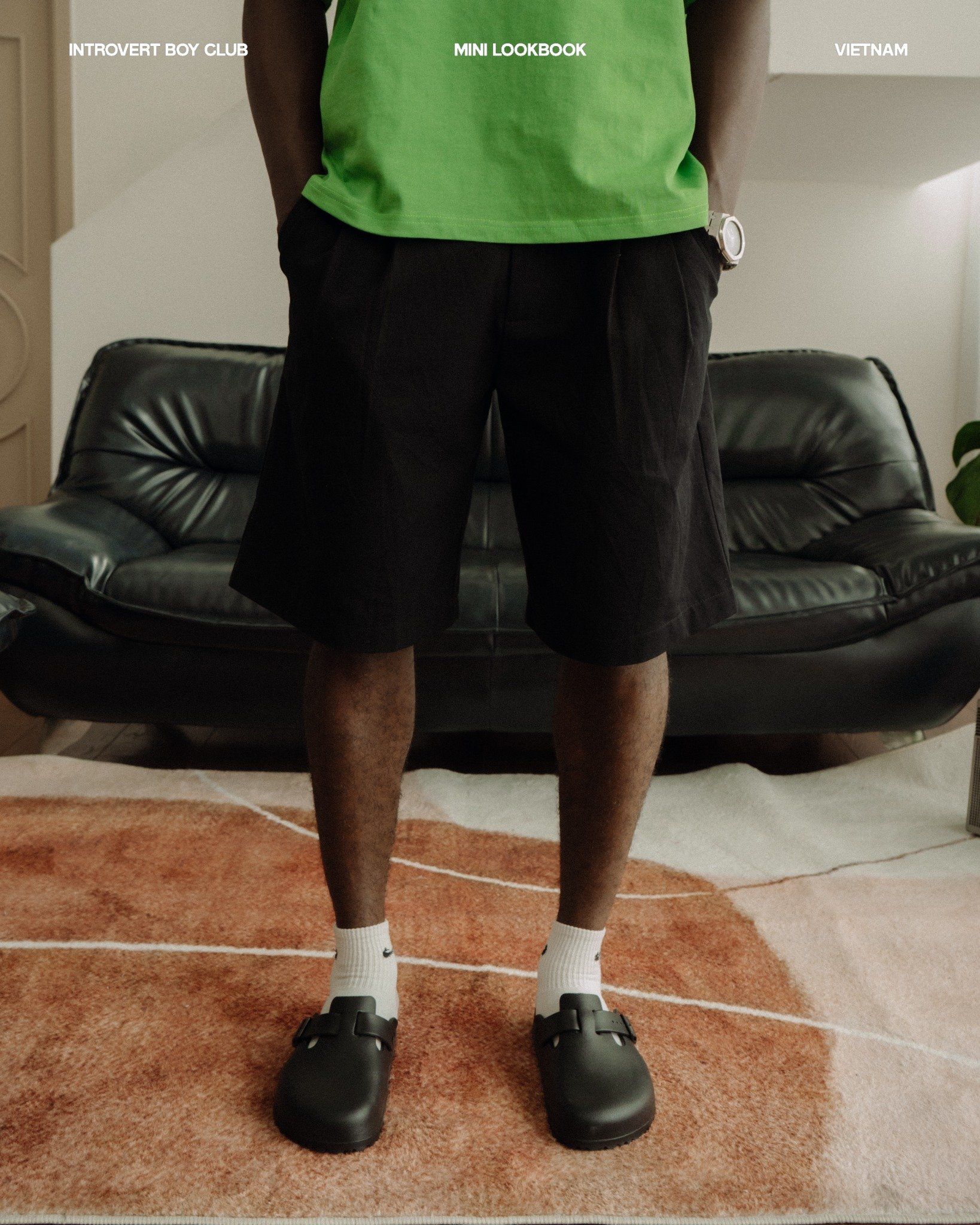 Pleated Short - Black