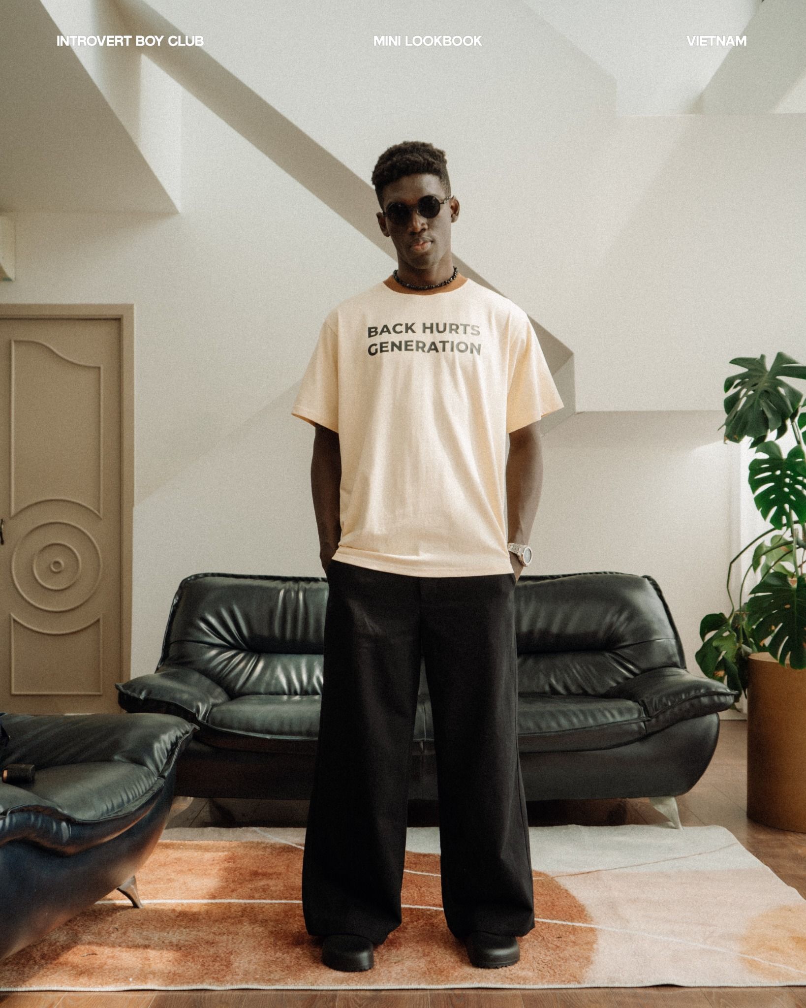 Wide Fit Kaki Pants