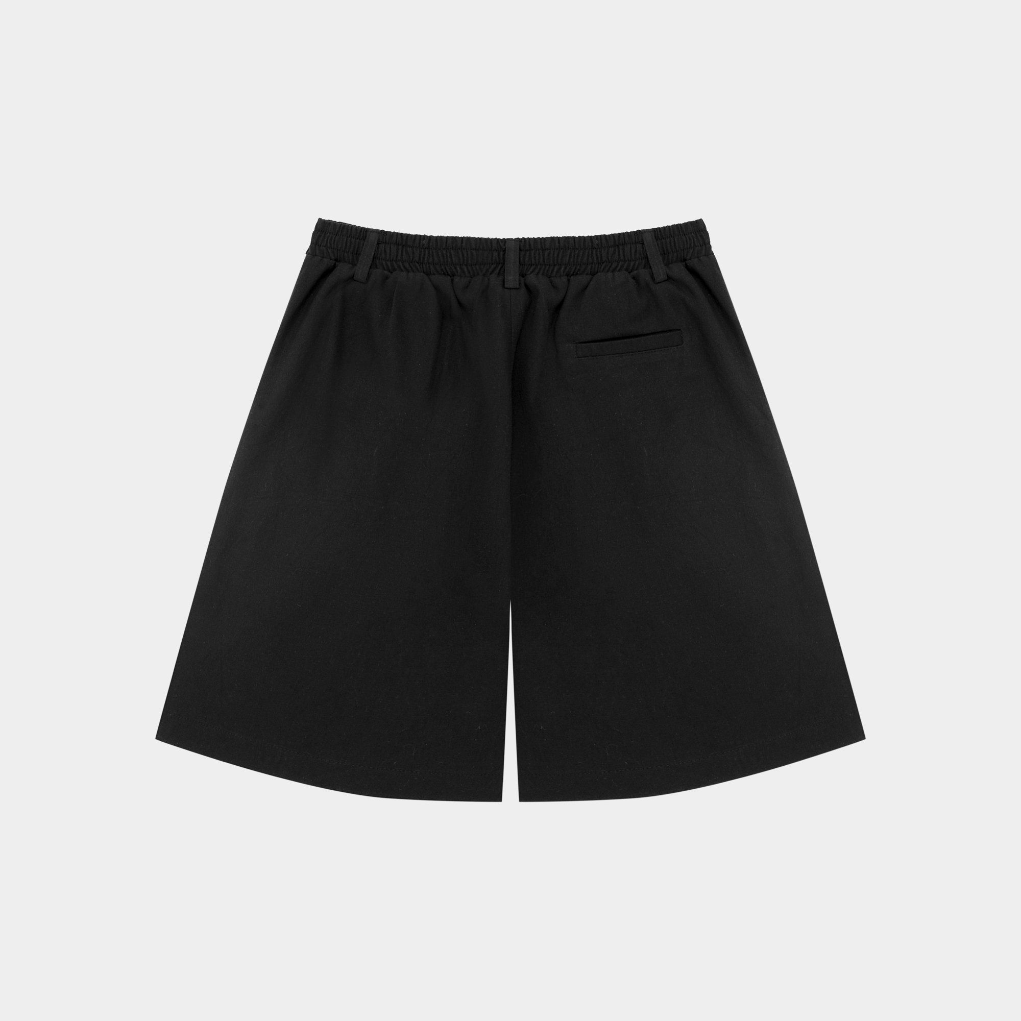 Pleated Short - Black