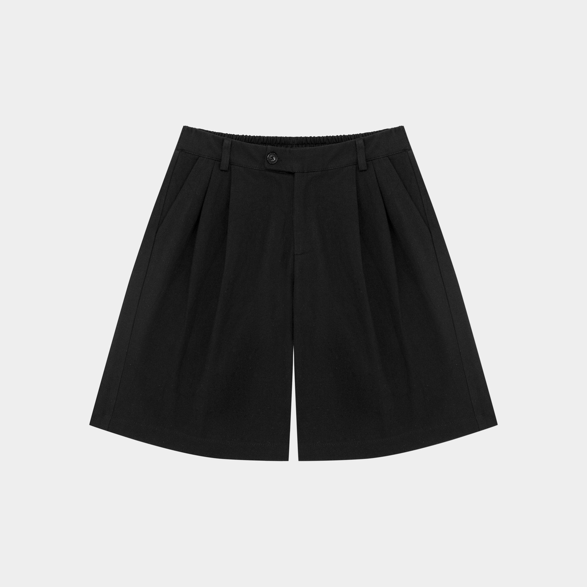 Pleated Short - Black